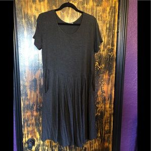 EGY Oversized Charcoal Gray Dress XL